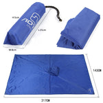 Imperméable de randonnée multifonction 3 en 1 Aotu AT6927, couverture de pique-nique, Taille : 217x143cm, 217x143cm (Orange), 217x143cm (Bleu)
