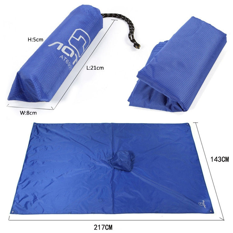 Imperméable de randonnée multifonction 3 en 1 Aotu AT6927, couverture de pique-nique, Taille : 217x143cm, 217x143cm (Orange), 217x143cm (Bleu)