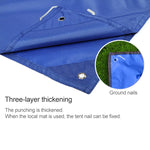 Imperméable de randonnée multifonction 3 en 1 Aotu AT6927, couverture de pique-nique, Taille : 217x143cm, 217x143cm (Orange), 217x143cm (Bleu)