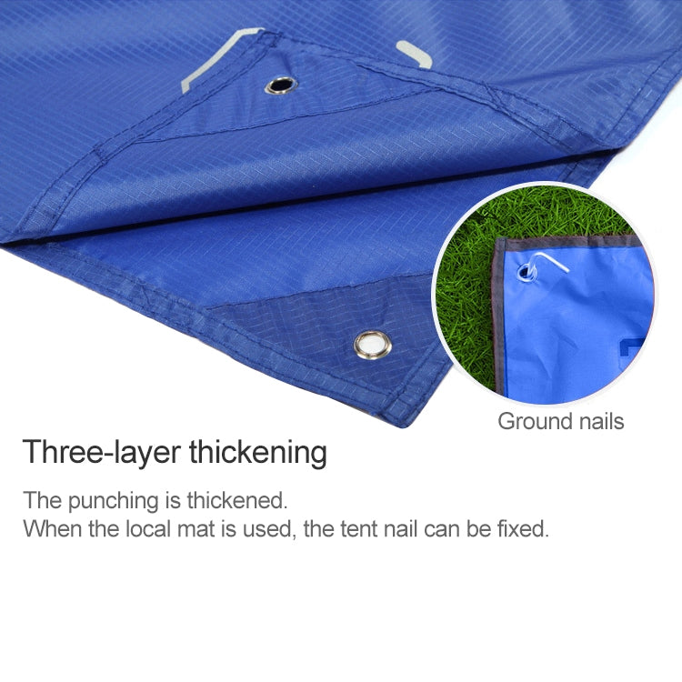 Imperméable de randonnée multifonction 3 en 1 Aotu AT6927, couverture de pique-nique, Taille : 217x143cm, 217x143cm (Orange), 217x143cm (Bleu)