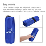 Aotu AT6241 Matelas gonflable de camping en TPU, taille : 190x57x5.5cm (Bleu)
