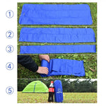 Aotu AT6241 Matelas gonflable de camping en TPU, taille : 190x57x5.5cm (Bleu)