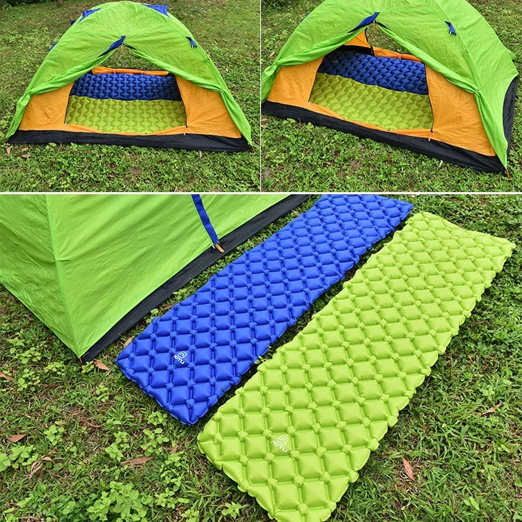 Aotu AT6241 Matelas gonflable de camping en TPU, taille : 190x57x5.5cm (Bleu)