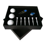 Coffret cadeau 11 en 1 avec 6 tees de golf + outil à divot + 3 balles de golf, 11 en 1 bleu, 11 en 1 rouge