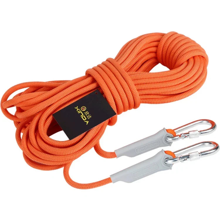 XINDA XD-S9817 Accessoires d'escalade et randonnée en extérieur, corde auxiliaire de sécurité haute résistance, diamètre : 8mm, longueur : 30m, couleur livrée aléatoirement, longueur : 30m