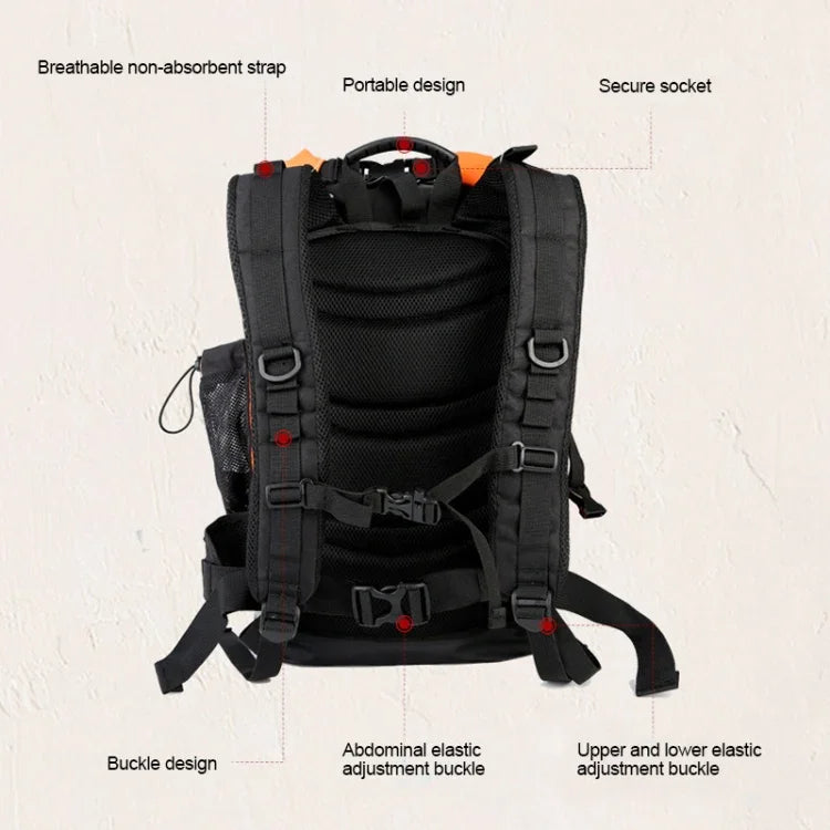 Sac à dos d'alpinisme XINDA H-BAG03 30L étanche pour extérieur et en amont, 30L