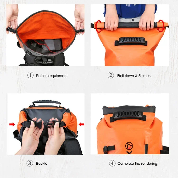 Sac à dos d'alpinisme XINDA H-BAG03 30L étanche pour extérieur et en amont, 30L