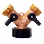 Connecteur de dérivation de valve de robinet d'eau domestique 2 en 1, connecteur de dérivation de valve de robinet d'eau