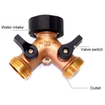 Connecteur de dérivation de valve de robinet d'eau domestique 2 en 1, connecteur de dérivation de valve de robinet d'eau