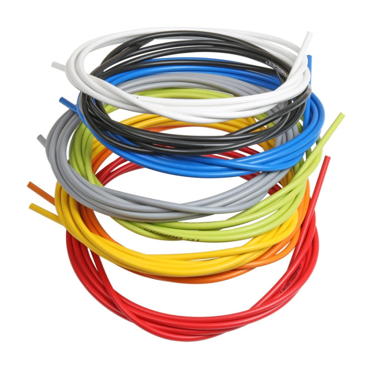 Universal Bicycle Brake Cable Tube Set, Orange, Green, Grey, Blue, Red, White, Yellow, Black