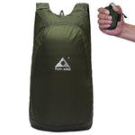 1328 Sac à dos ultra léger pliable anti-éclaboussures pour l'escalade en extérieur, 20L, charge maximale : 15kg, Sac à dos