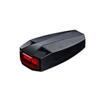 Feu arrière de vélo intelligent LED COB rechargeable USB étanche IP65 avec télécommande, distance de contrôle : 1-100 m, feu arrière étanche IP65