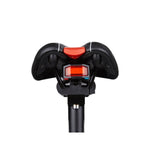 Feu arrière de vélo intelligent LED COB rechargeable USB étanche IP65 avec télécommande, distance de contrôle : 1-100 m, feu arrière étanche IP65