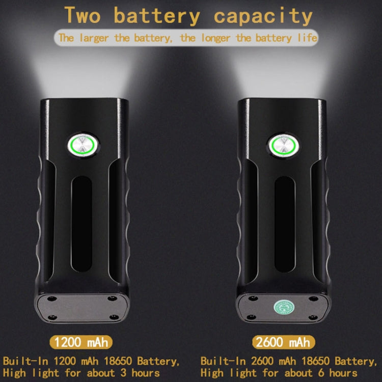 Lumière de vélo avant à LED BX2 rechargeable USB (3 heures, perles de lampe L2), 3 heures, perles de lampe L2