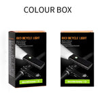 Lumière de vélo avant à LED BX2 rechargeable USB (3 heures, perles de lampe L2), 3 heures, perles de lampe L2