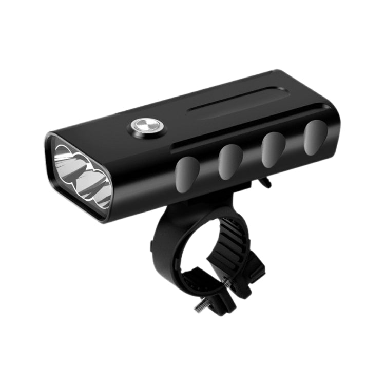 Lumière de vélo avant à LED BX3 rechargeable USB (10 heures, lampe T6+A02), 10 heures, lampe T6+A02