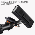 Lumière de vélo avant à LED BX3 rechargeable USB (10 heures, lampe T6+A02), 10 heures, lampe T6+A02