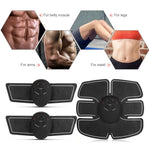 Système de modelage intelligent EMS Kit d'électrodes tonifiantes pour le corps, stimulateur musculaire pour entraînement fitness à domicile pour hommes / femmes, YZ-808