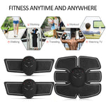 Système de modelage intelligent EMS Kit d'électrodes tonifiantes pour le corps, stimulateur musculaire pour entraînement fitness à domicile pour hommes / femmes, YZ-808