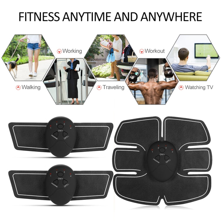 Système de modelage intelligent EMS Kit d'électrodes tonifiantes pour le corps, stimulateur musculaire pour entraînement fitness à domicile pour hommes / femmes, YZ-808