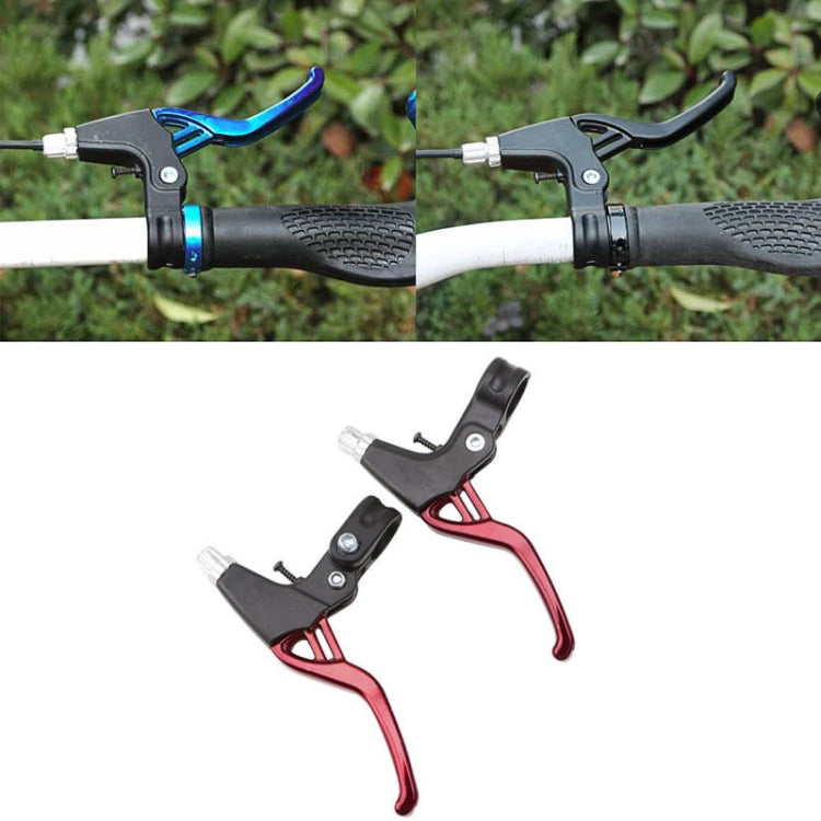 Poignée de frein légère en alliage pour VTT, frein argent, frein rouge, frein bleu, frein noir