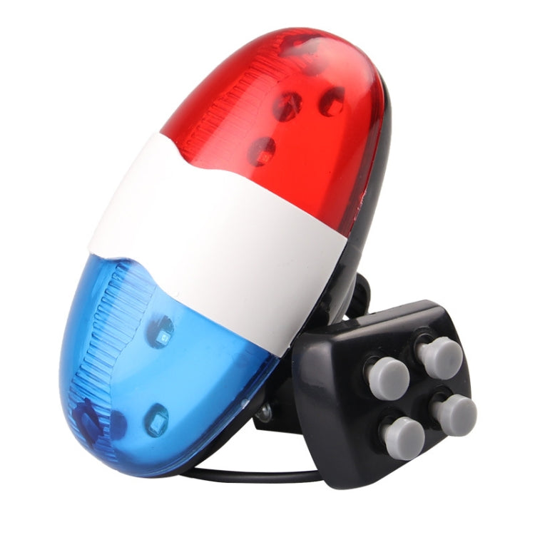 Klaxon électronique 4 tons pour vélo avec feu arrière LED multifonction, klaxon 4 tons feu arrière LED