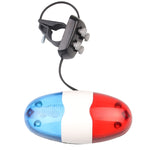 Klaxon électronique 4 tons pour vélo avec feu arrière LED multifonction, klaxon 4 tons feu arrière LED