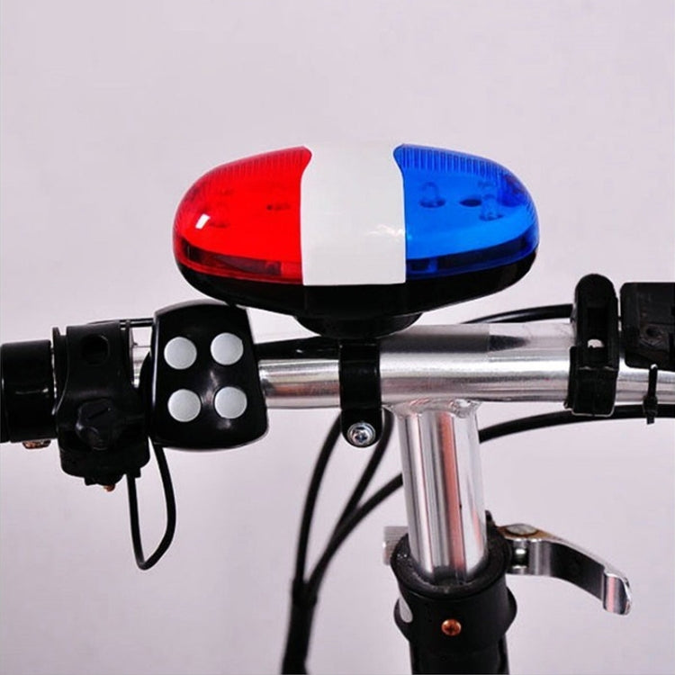 Klaxon électronique 4 tons pour vélo avec feu arrière LED multifonction, klaxon 4 tons feu arrière LED