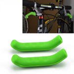 1 paire de protections universelles en silicone pour frein de vélo, protections de frein jaunes, rouges, bleues, vertes