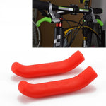 1 paire de protections universelles en silicone pour frein de vélo, protections de frein jaunes, rouges, bleues, vertes
