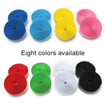 1 paire de ruban de guidon en liège pour vélo de route + 2 bouchons de guidon, 2 m rouge, 2 m blanc, 2 m jaune, 2 m noir, 2 m rose, 2 m vert, 2 m bleu