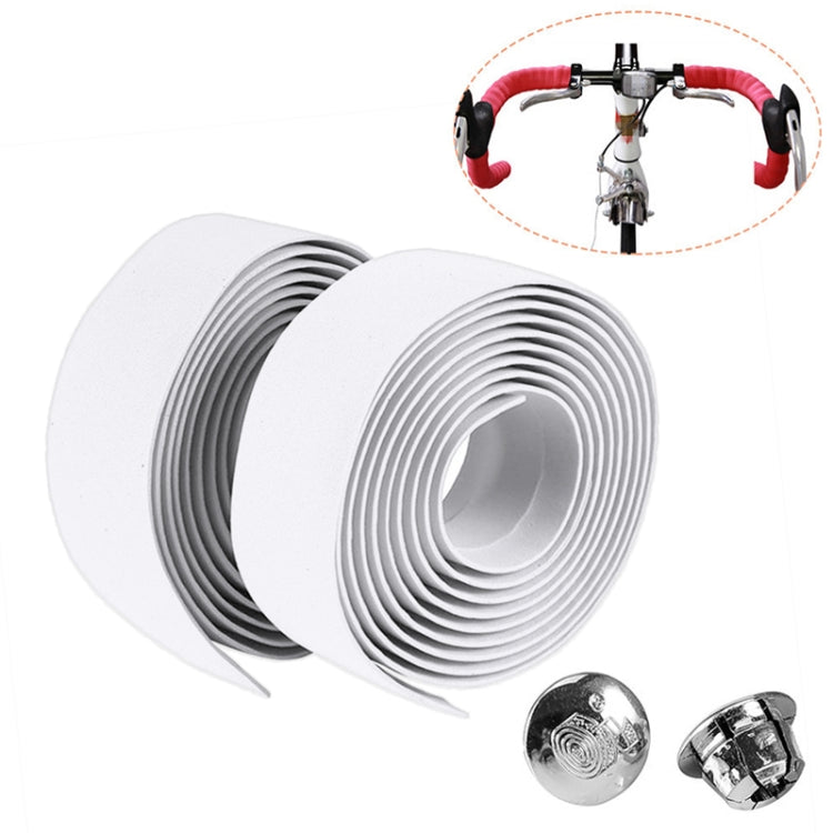 1 paire de ruban de guidon en liège pour vélo de route + 2 bouchons de guidon, 2 m rouge, 2 m blanc, 2 m jaune, 2 m noir, 2 m rose, 2 m vert, 2 m bleu