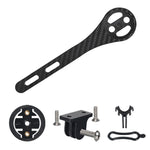 Support de compteur de vélo de route en fibre de carbone TOSEEK pour série Garmin (brillant), pour série Bryton (brillant), pour série CATEYE (brillant), pour série Garmin (brillant)