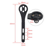 Support de compteur de vélo de route en fibre de carbone TOSEEK pour série Garmin (brillant), pour série Bryton (brillant), pour série CATEYE (brillant), pour série Garmin (brillant)