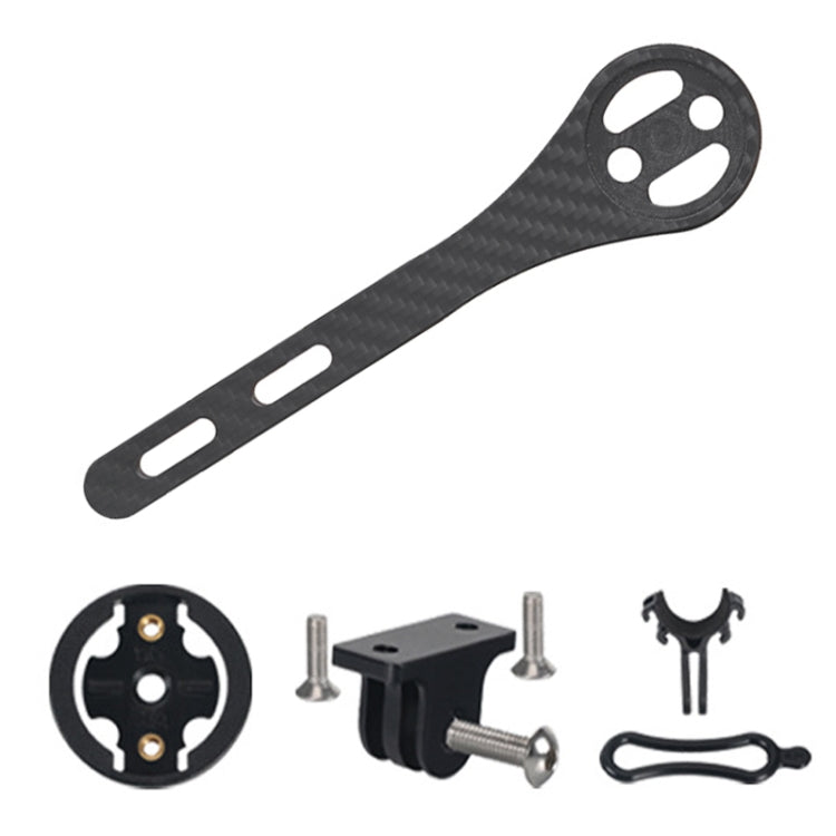 Support de compteur de vélo de route en fibre de carbone pour série Garmin (mat), pour série Bryton (mat), pour série CATEYE (mat), pour série Garmin (mat)