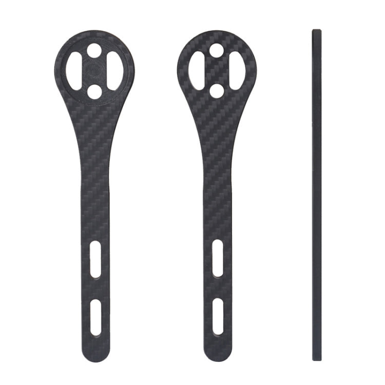 Support de compteur de vélo de route en fibre de carbone pour série Garmin (mat), pour série Bryton (mat), pour série CATEYE (mat), pour série Garmin (mat)