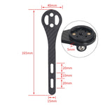 Support de compteur de vélo de route en fibre de carbone pour série Garmin (mat), pour série Bryton (mat), pour série CATEYE (mat), pour série Garmin (mat)