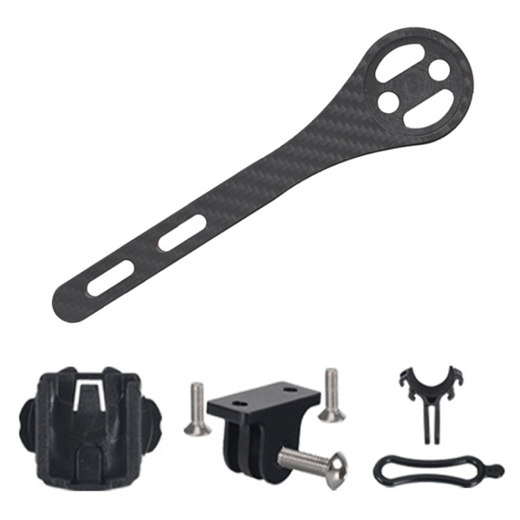 Support de compteur de vélo de route en fibre de carbone pour série Garmin (mat), pour série Bryton (mat), pour série CATEYE (mat), pour série Garmin (mat)