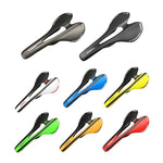 Selle de vélo de route en fibre de carbone TOSEEK, texture 3K + extinction, extinction (bleu), extinction (rouge), extinction (blanc), extinction (jaune), extinction (noir), extinction (orange), extinction (vert), extinction (gris)