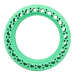 Pneu solide à motif décoratif en nid d'abeille, résistant à l'usure et aux chocs, 8,5 pouces, pour trottinette électrique Xiaomi Mijia M365