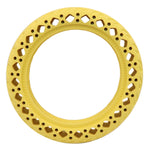 Pneu solide à motif décoratif en nid d'abeille, résistant à l'usure et aux chocs, 8,5 pouces, pour trottinette électrique Xiaomi Mijia M365