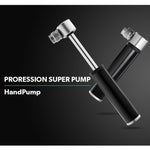 Pompe manuelle mini portable en alliage d'aluminium pour vélo + rustine sans colle en plastique + démonte-pneu, Gonfleur + rustine sans colle en plastique + démonte-pneu noir, Gonfleur + rustine sans colle en plastique + démonte-pneu rouge