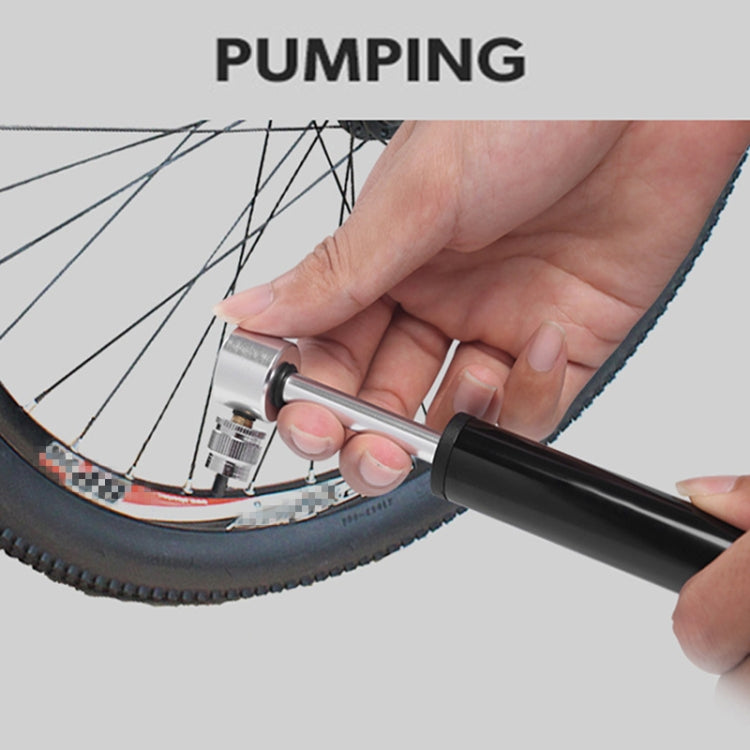 Pompe manuelle mini portable en alliage d'aluminium pour vélo + rustine sans colle en plastique + démonte-pneu, Gonfleur + rustine sans colle en plastique + démonte-pneu noir, Gonfleur + rustine sans colle en plastique + démonte-pneu rouge