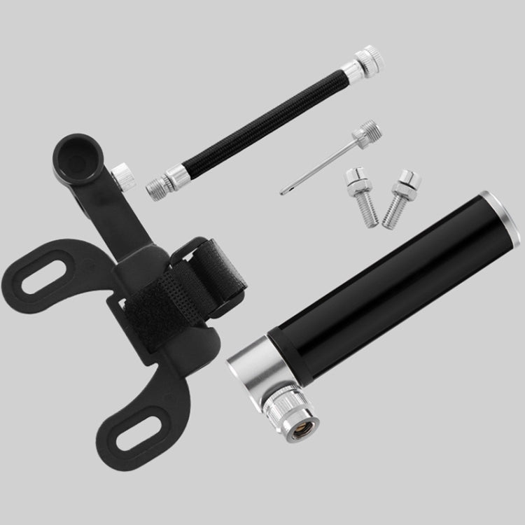 Pompe manuelle mini portable en alliage d'aluminium pour vélo + rustine sans colle en plastique + démonte-pneu, Gonfleur + rustine sans colle en plastique + démonte-pneu noir, Gonfleur + rustine sans colle en plastique + démonte-pneu rouge