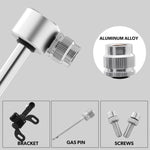 Pompe manuelle mini portable en alliage d'aluminium pour vélo + rustine sans colle en plastique + démonte-pneu, Gonfleur + rustine sans colle en plastique + démonte-pneu noir, Gonfleur + rustine sans colle en plastique + démonte-pneu rouge