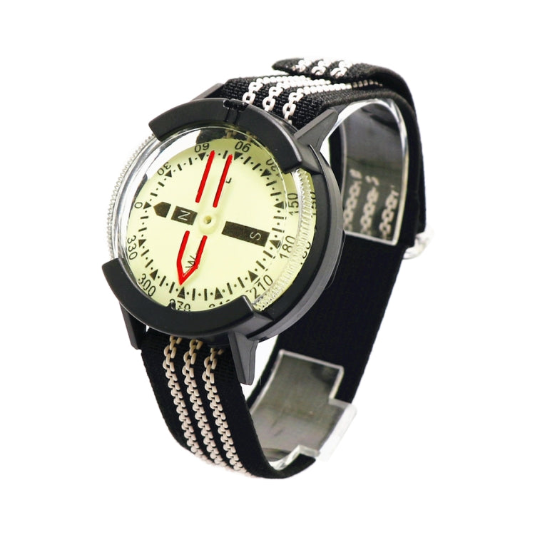 Boussole de plongée style montre, résistante à la pression et à la corrosion avec luminescence, Boussole de plongée style montre