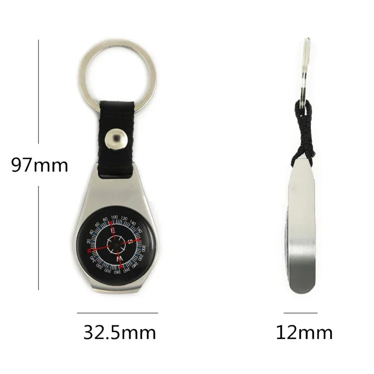 Porte-clés boussole en alliage de zinc K30T, K30T