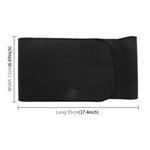 Support lombaire thermique sportif élastique, Taille : 17 x 95 cm, Support lombaire Taille : 17 x 95 cm (Noir), Support lombaire Taille : 17 x 95 cm (Bleu)