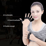 10 protections élastiques en polyester pour doigts de sport, Taille : 3,5 x 3 cm (Noir), Protection des doigts