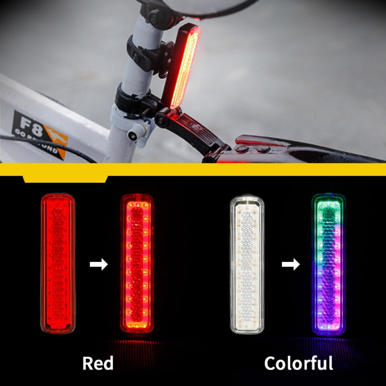 Feu arrière arc-en-ciel pour vélo VTT
